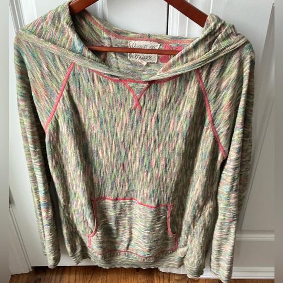 Anthropologie Field Flower Multi Color Hoodie Sz XL - Picture 2 of 7